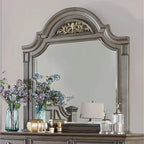 Vame Traditional 2-Piece 9-Drawer Dresser And Mirror Set By Furniture Of America