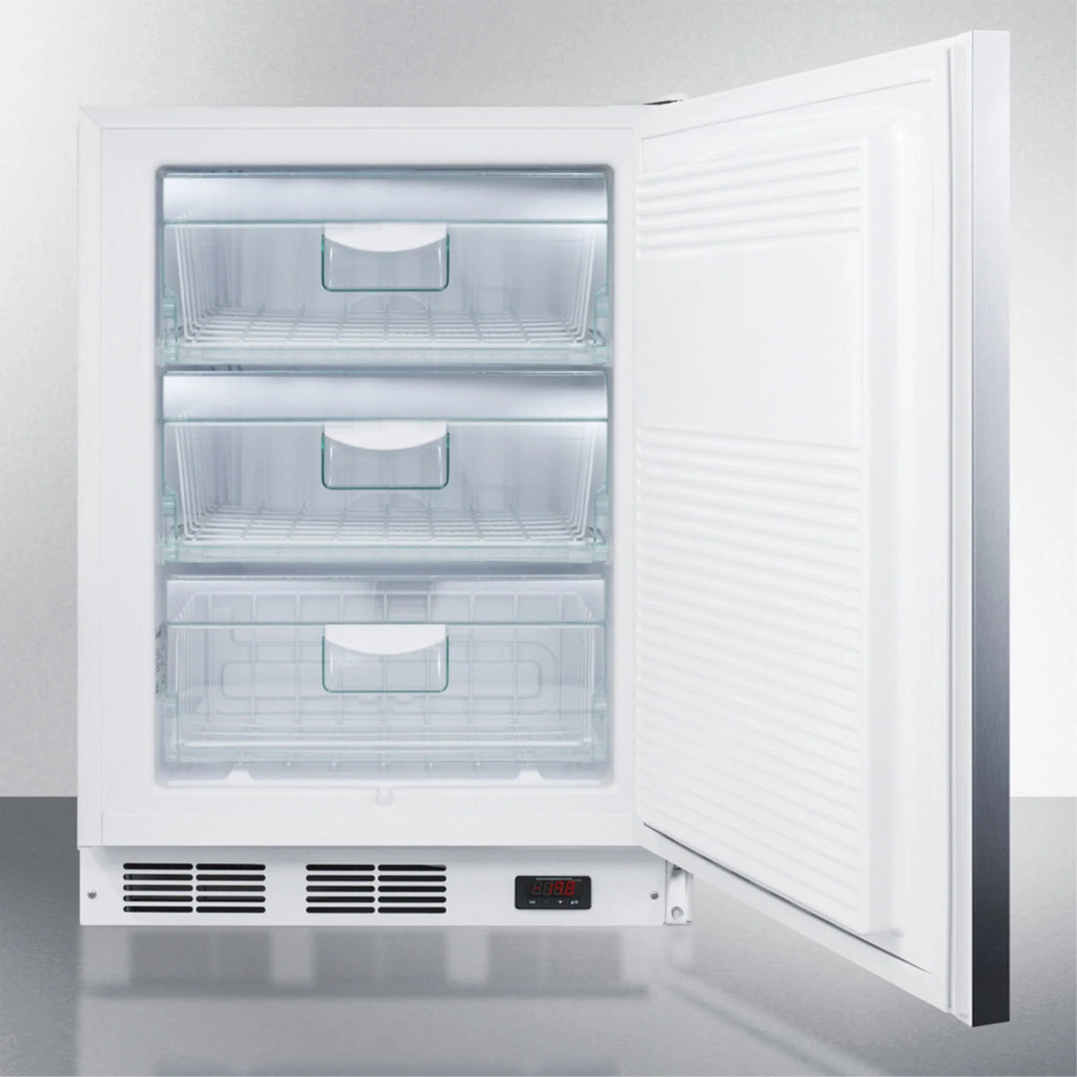 Commercial Built-In Medical All-Freezer, -25 C Capable, 32 Inch Height, Stainless Steel Door