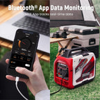 maXpeedingrods 4000 Peak Watt 3200 Running Watt Portable Gas Inverter Generator With Bluetooth App, RV Ready, CO Alarm - MXR4000