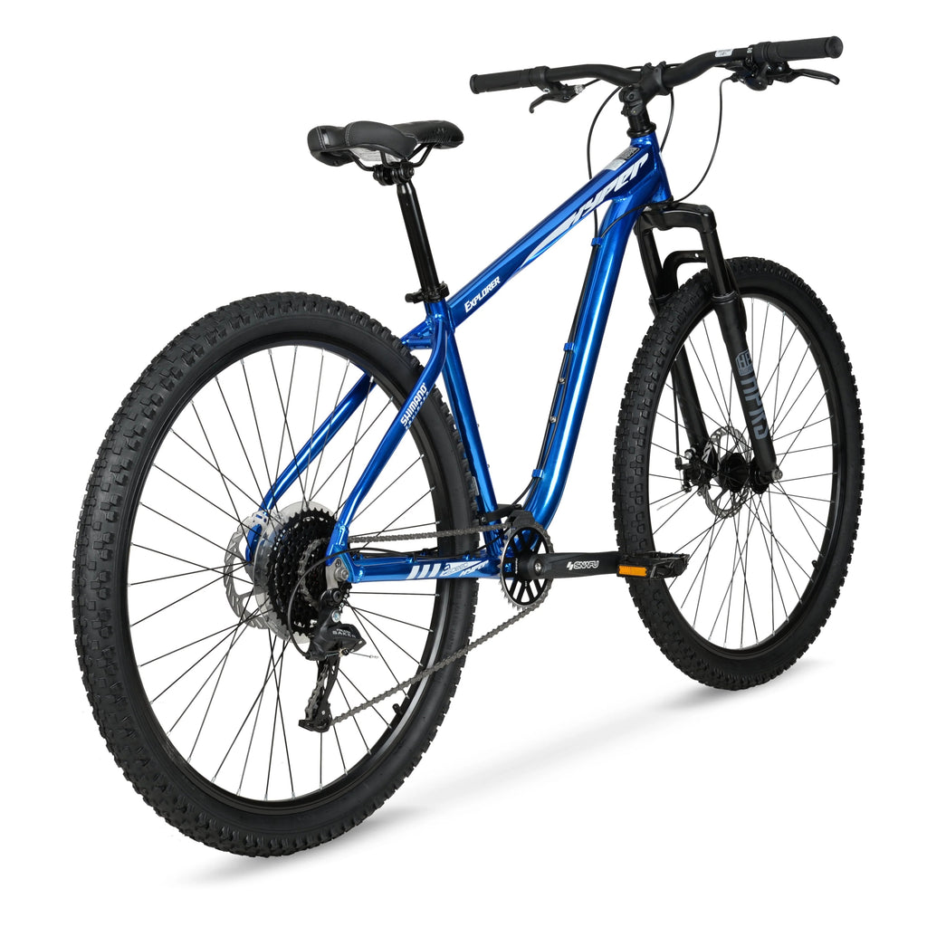 Hyper Bicycles Men's Mountain Bike, 29 inch, Hard Tail, Blue - Explorer
