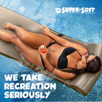 TRC Recreation Sunsation Foam Pool Float Lounger With Headrest, 1.75 in Thick, 2 Pack, Bronze