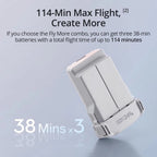 dji Camera Drone, 4K, 38-Min Flight Time, 10 km Video Transmission - Mini 3