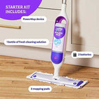 Swiffer PowerMop Starter Kit With 2 Mop Pad Refills And 2 Batteries - PowerMop