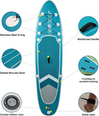 Inflatable Stand-Up Paddle Board With Seat, Blue, 10'5'' X 32'' X 6''