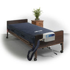 Drive Medical Alternating Pressure And Low Air Loss Mattress System, 5 in Air, 3 in Foam Base - Med-Aire Assure