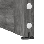 Uforic Sliding Barn Door With Hardware Kit, 48 x 84 in, Gray