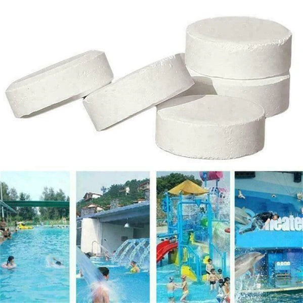 Swimming Pool Chlorine Tablets, 500 Tabs, 16 mm / 0.65in, 2g