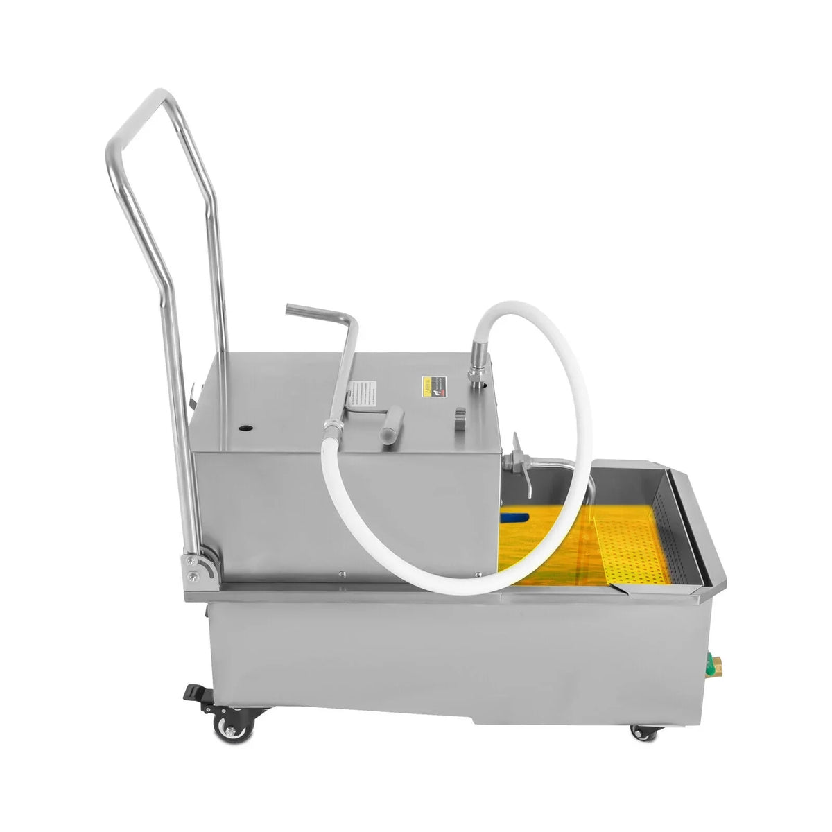 Miumaeov Commercial Fryer Oil Filter Cart 55L/14.5 Gal