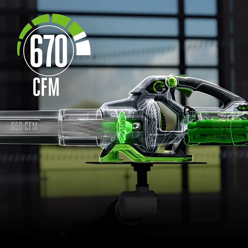 EGO POWER+ Cordless String Trimmer And Leaf Blower Combo Kit, 15 inch, 670 CFM, 56V 4.0Ah - ST6703LB
