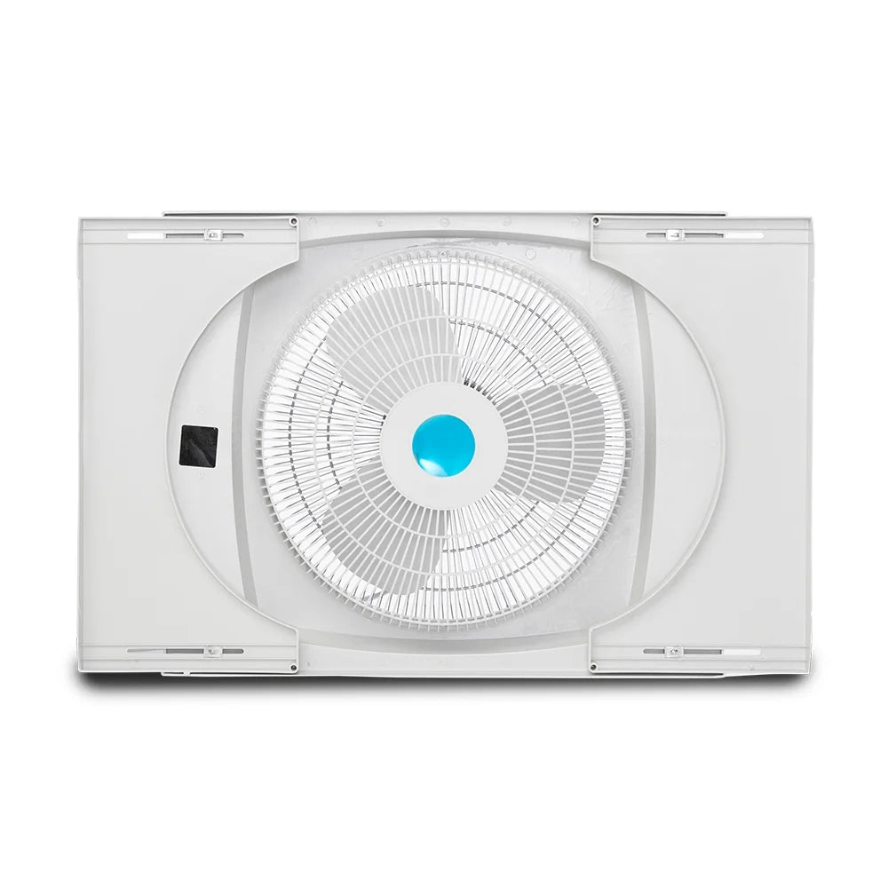 Air King Storm Guard 16 Inch 3-Speed Window Fan, White - 1/16 HP