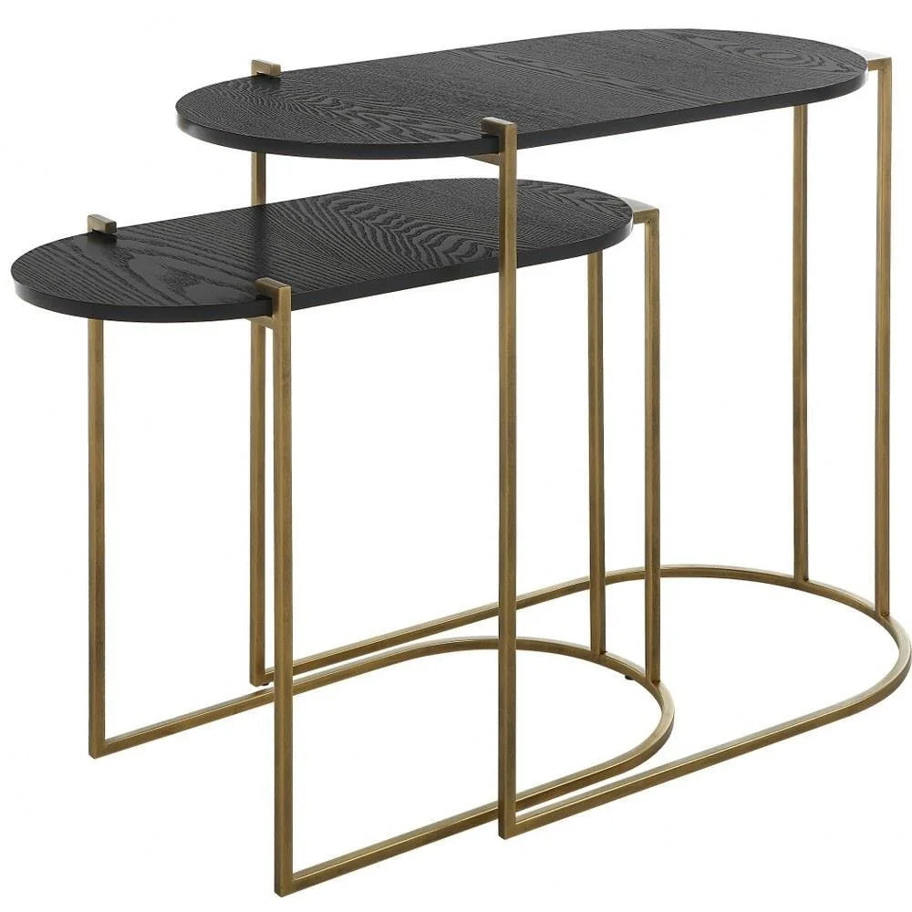 Bailey Street Home Nesting Table Set Of 2, 22 Inches Tall, 26.5 Inches Wide - 208-Bel-4972028