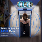 GYMAX 2-in-1 Folding Under Desk Treadmill With Speaker, App And Remote Control - 2.5HP