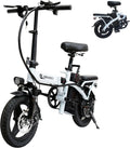 Foldable Electric Bike For Adults, 400W, 48V 15Ah Removable Battery, 22 MPH, 14-Inch Tires