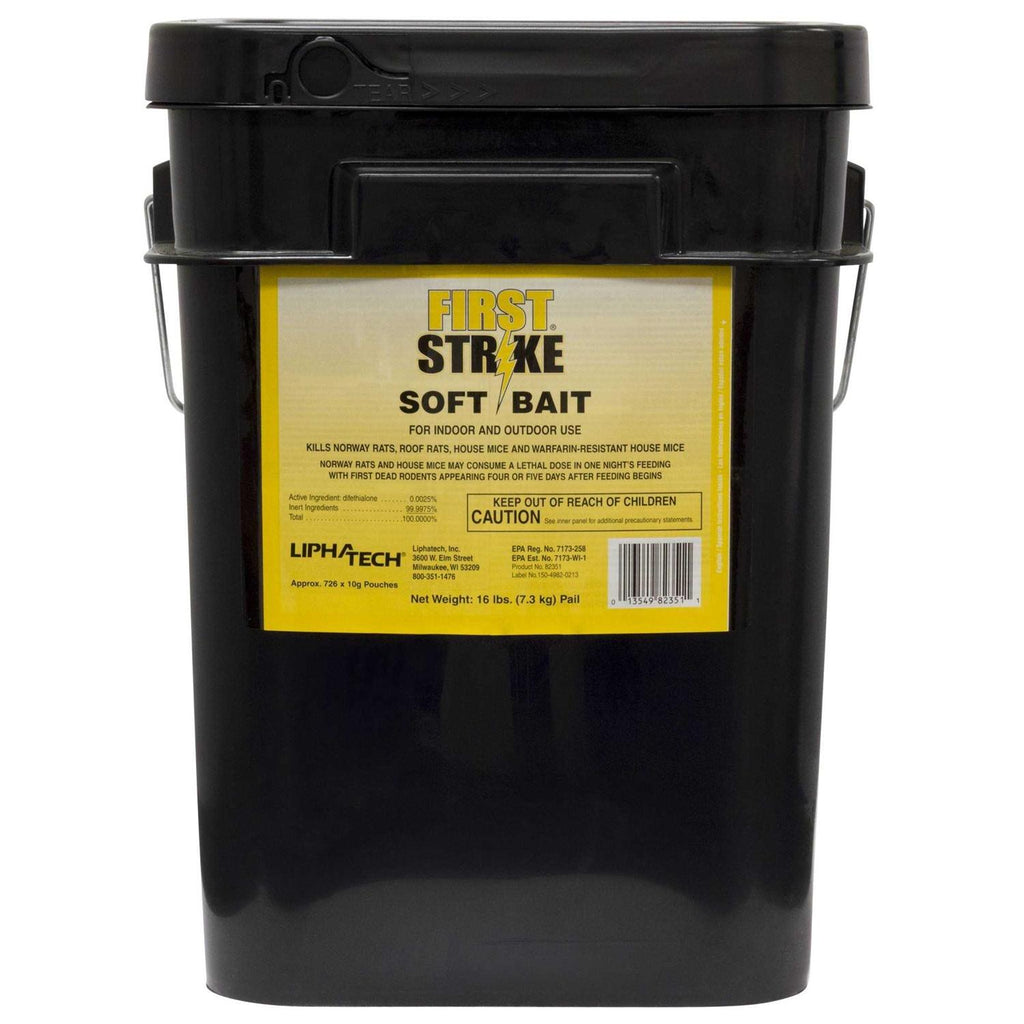 Liphatech First Strike Soft Bait Rodenticide - 16 lb
