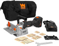 WEN Cordless Plate And Biscuit Joiner Kit With 20V Max 4.0Ah Battery And Charger