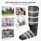 PureHeal Air Compression Foot And Leg Massager, Black - 5 Modes, 5 Intensities