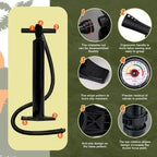FunWater Inflatable Stand Up Paddle Board, 11 ft x 32 in x 6 in - SUP Paddle Accessories