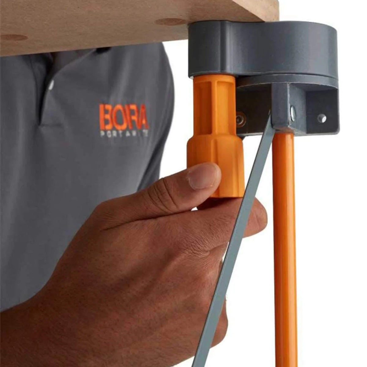 Bora Centipede Workbench Tabletop With Dog Holes, 47.75 x 23.75 x 0.75 Inches - CK22T