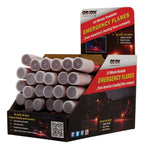 Orion Safety Products 15 Minute Red Flares, No Spike/No Stand, 72 Count - 0715