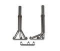 Flowtech Upright Headers 1-1/2 inch Primary, 20 inch Long, 27 inch Tall, 2-1/2 inch x 10 inch Collector - 11587FLT