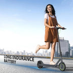 Roinside Electric Scooter, 8.5 in Solid Tires, 350W, 19 MPH, 21-23 Miles - UP12 Plus