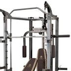 Marcy Full Body Home Exercise Gym, Gray/Brown, 98 x 59 x 82 Inches