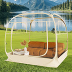TABU Pop Up Bubble Sports Tent, Clear, 10 x 10 ft, 6-7 People