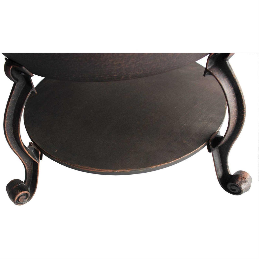 Better Homes and Gardens Wood-Burning Cast Iron Chiminea, Bronze