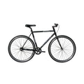Micargi Fixie Bicycle, Matte Black, 57cm - RD-269-57