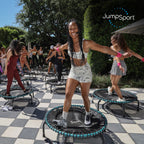 JumpSport Fitness Trampoline 39 Inch Teal/Black - 350 Pro