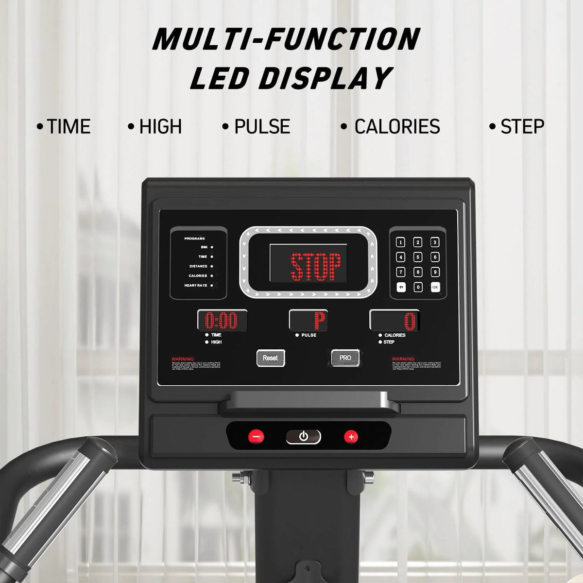 syedee Stair Stepper With LED Screen, 12 Workout Programs, 441LBS, 24-164 Steps/Minute, White