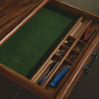 Roll-Top Desk With Built-In USB Power Outlet, 32-inch - Mini Workstation