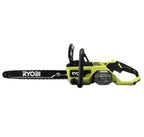 RYOBI 40V Cordless Chainsaw Kit, 18 Inch, Green