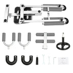 Leg Stretcher Training Machine, Steel, Gray, 330 lbs Capacity