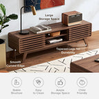 mopio Ensley 59in Walnut TV Stand for 55/60/65 inch TV
