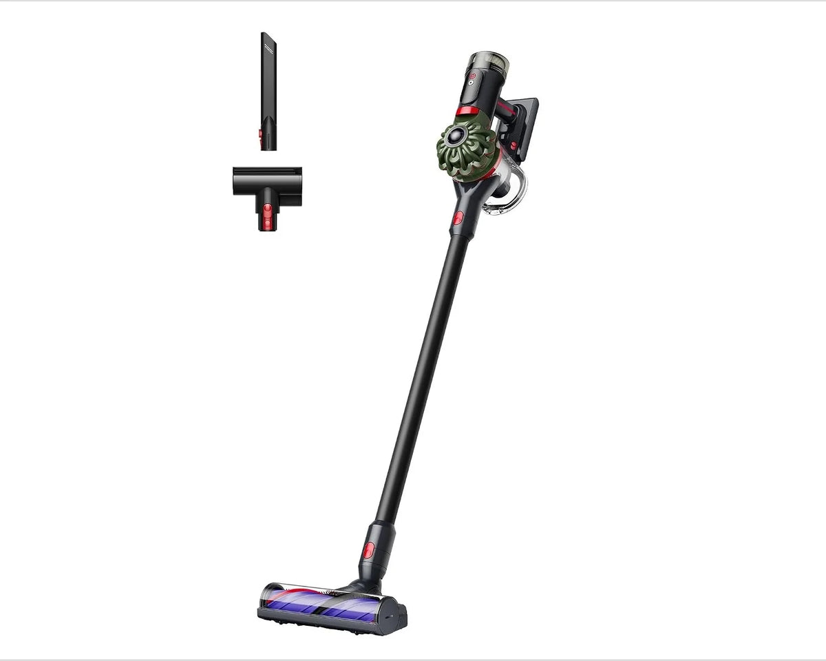 Dyson Cordless Stick Vacuum Green/Black, 150 AW, 60 Minutes - V8 Cyclone