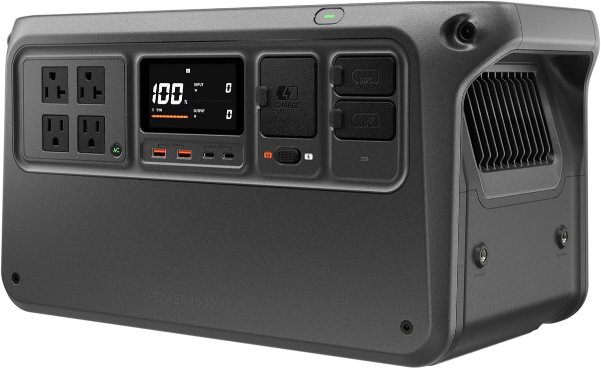 DJI Portable Power Station 1024Wh LFP Battery, 2600W Stable Output - Power 1000 V2