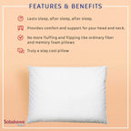 Sobakawa Traditional Buckwheat Hull Pillow, Organic Cotton, 19 x 29 x 3.5 in