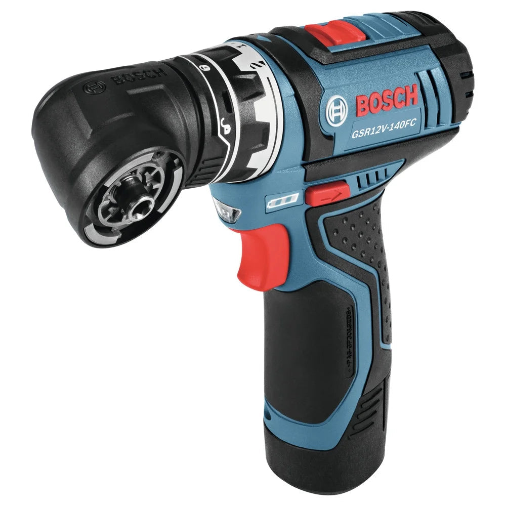 Bosch Refurbished Cordless Drill Driver 12V 2Ah 265In-Lbs 1300RPM 5 Piece - GSR12V-140FCB22