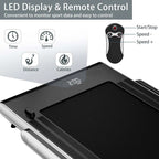 GYMAX 2-in-1 Folding Under Desk Treadmill With Speaker, App And Remote Control - 2.5HP