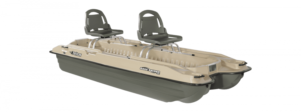 Pelican Bass Raider 10E 2-Person Fishing Boat - 10 ft