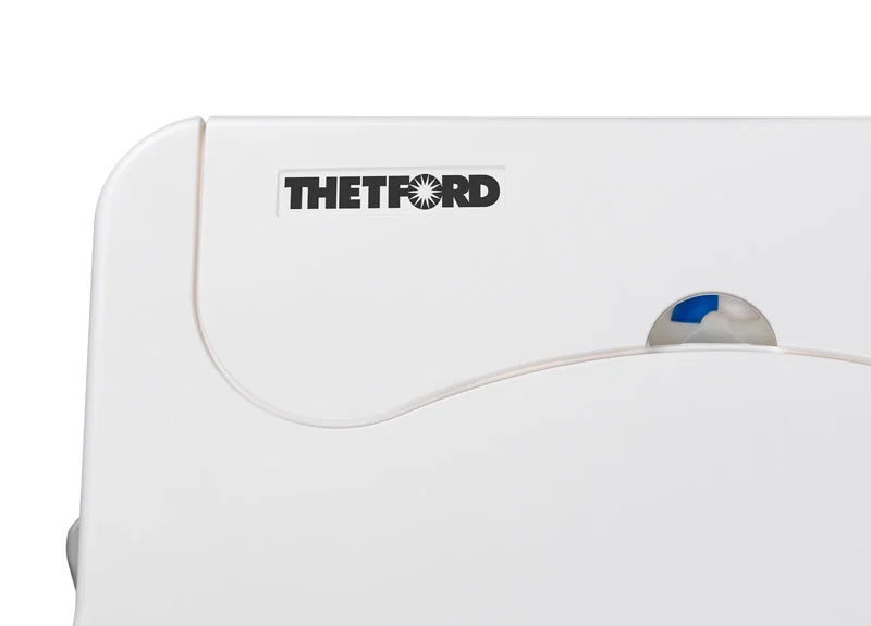 Thetford Porta Potti Portable Battery Powered Flush Travel Toilet, White - 565E
