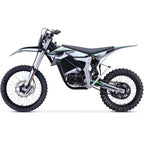 MotoTec Electric Dirt Bike 72V 12,000W White - Venom