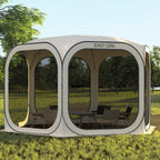 EAST OAK Pop-Up Screen House Tent 10 x 10 FT With Carry Bag