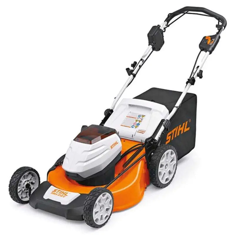 STIHL Cordless 21-Inch Self-Propelled Lawn Mower With 36V Battery And Charger - RMA 510 V
