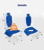 MAIDeSITe Electric Bath Lift Chair With Suction Cups, 300LBS Capacity - JC35M3