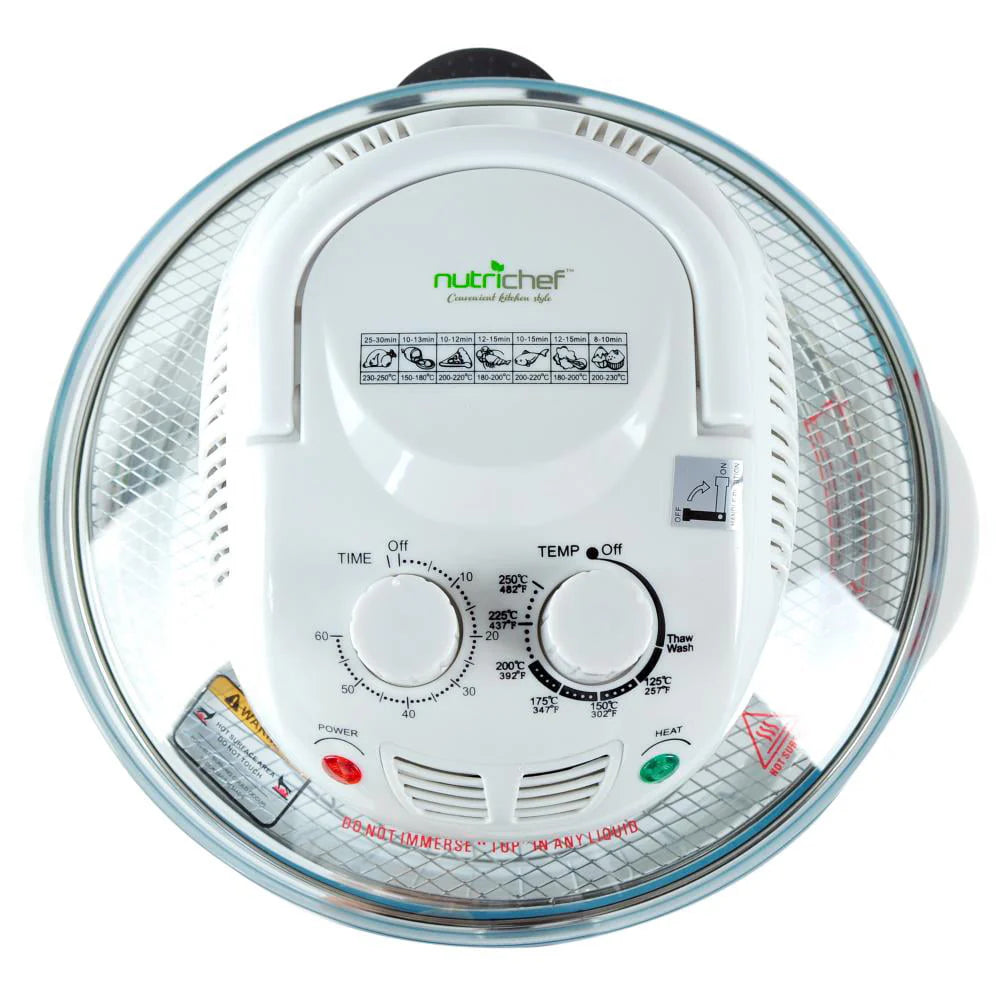 Nutrichef Halogen Oven Air Fryer Infrared Convection Cooker