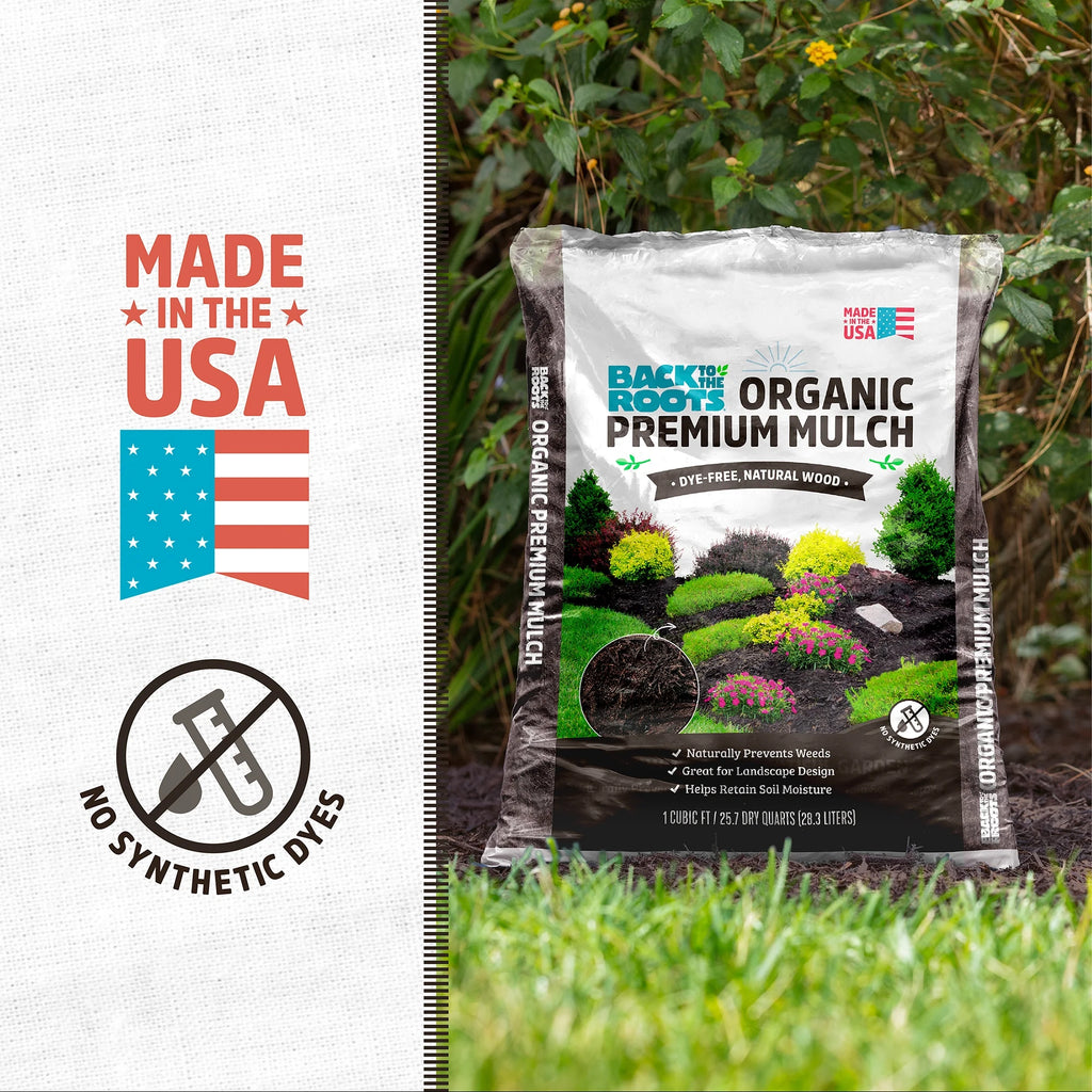 Back to the Roots Organic Bark Mulch - 10 1 cu. ft. Bags