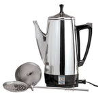 Presto Stainless Steel Percolator Coffee Maker, 6-Cup - 02822
