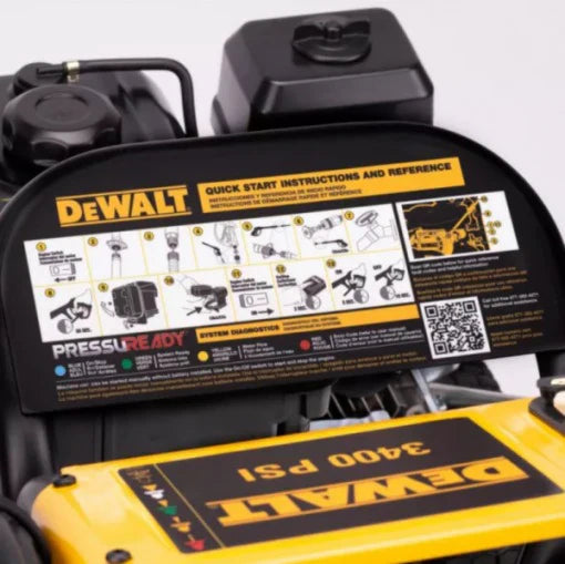 DeWalt PressuReady 2025 3400 PSI 2.5 GPM Cold Water Petrol Pressure Washer